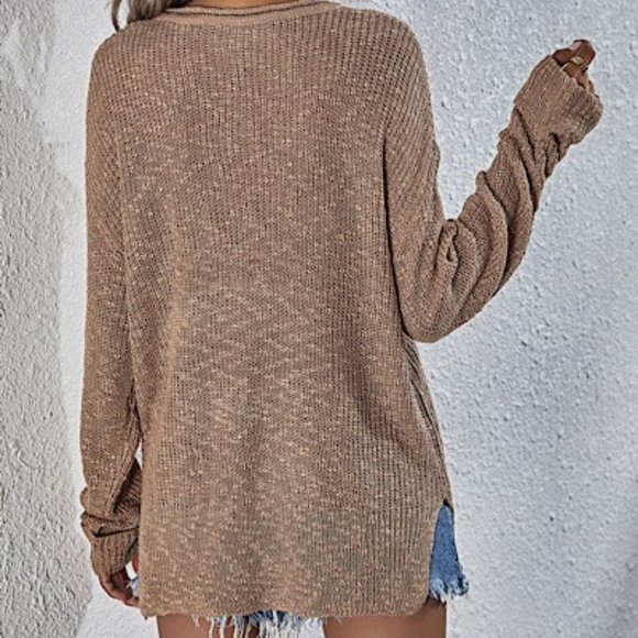 new MISS SPARKLING designer BOHEMIAN WESTERN sweater cream SM-XL shabby chic - Picture 3 of 5